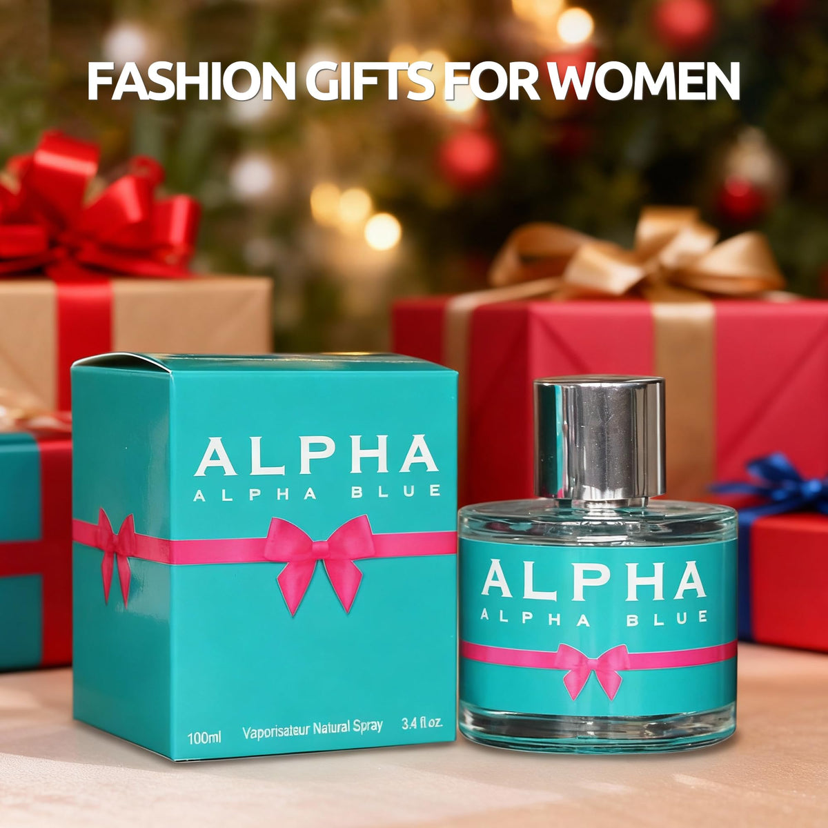 AFLUXE Alpha Blue woman ritual imagery for daily confidence.