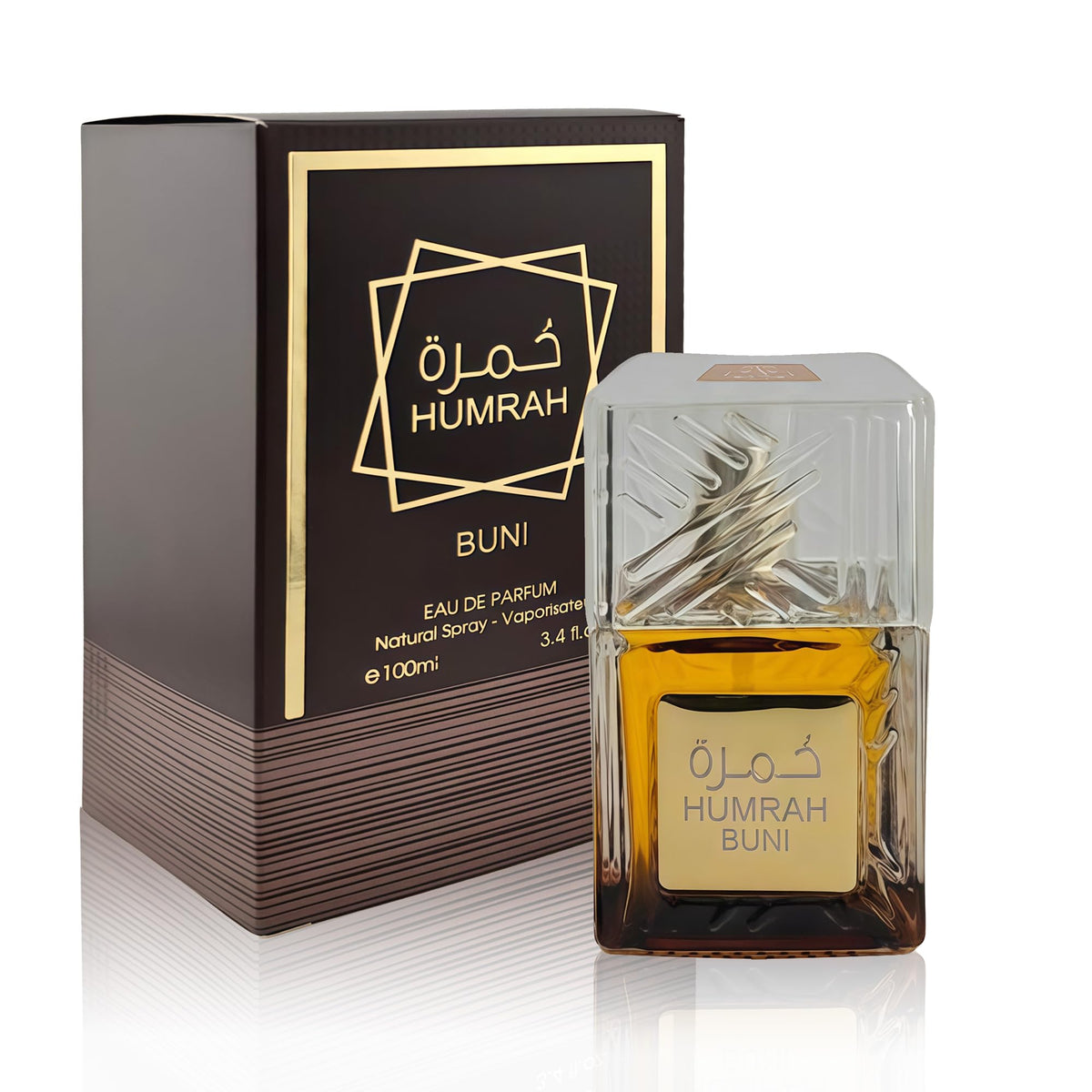 AFLUXE Humrah Buni bottle front view, unisex fragrance for all-day confidence