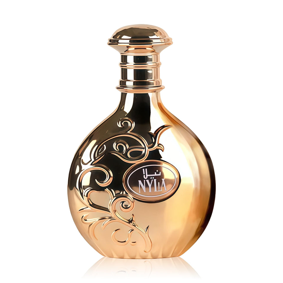 AFLUXE Nyla bottle front view for on-brand luxury and long-lasting scent
