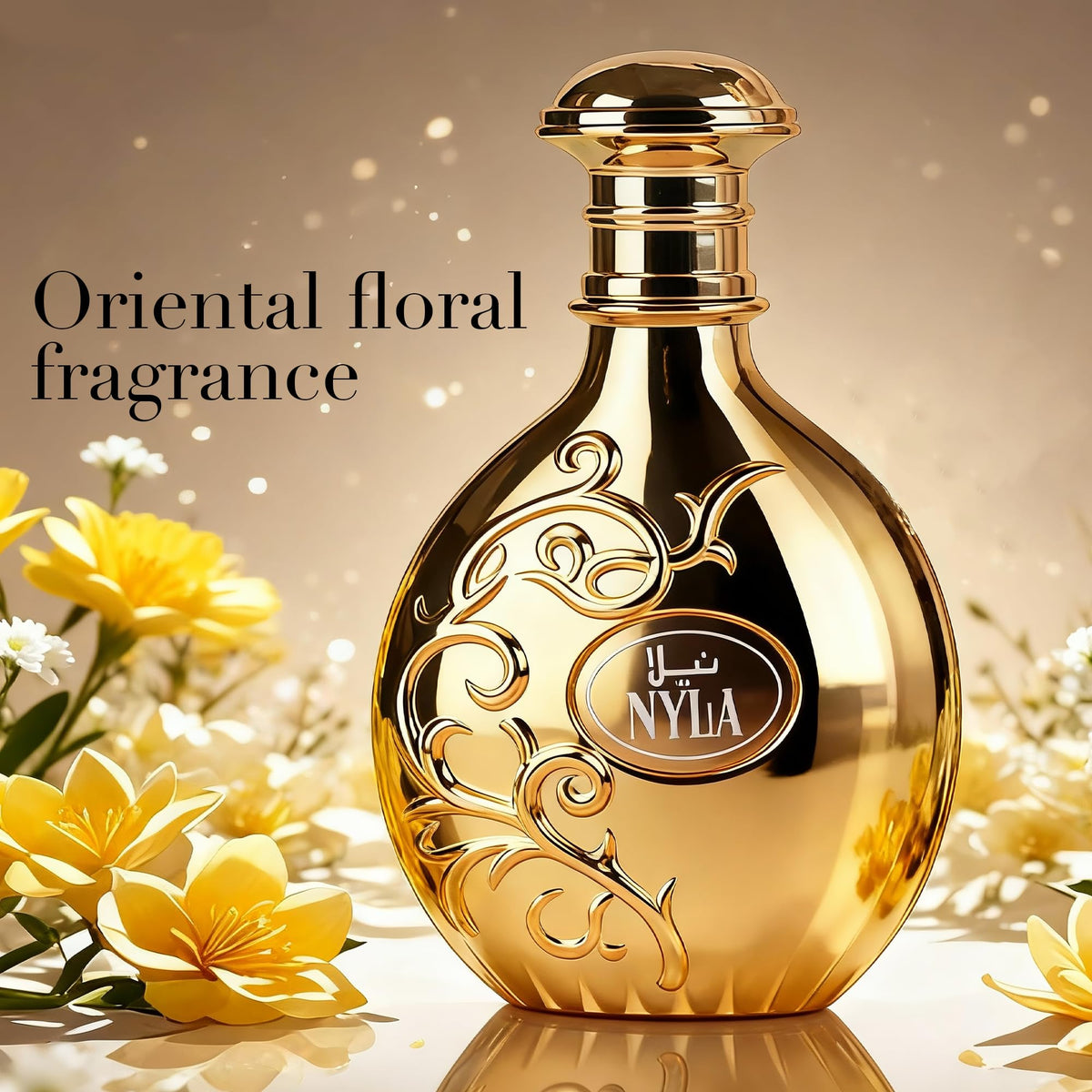AFLUXE Nyla heart notes with tiare blossoms evoke tropical florals