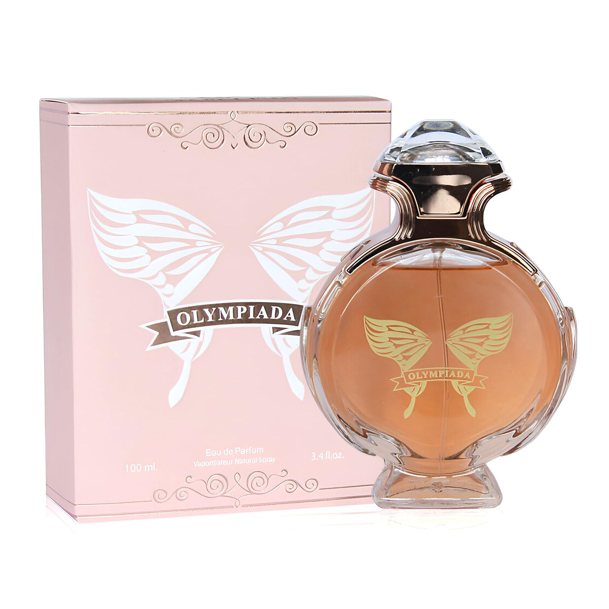 AFLUXE Olympiada bottle shot, bold elegance for daily confidence.