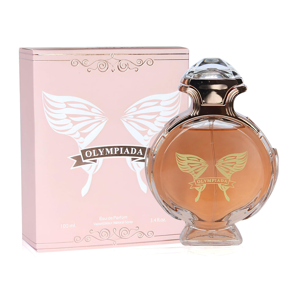 AFLUXE Olympiada bottle shot, bold elegance for daily confidence.