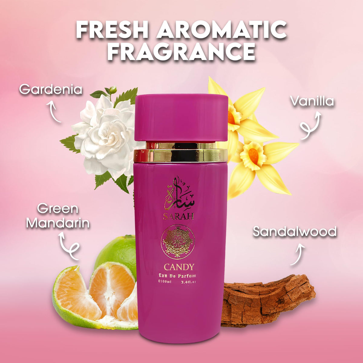 Afluxe Sarah Candy spray action, perfect for quick touch-ups on the go