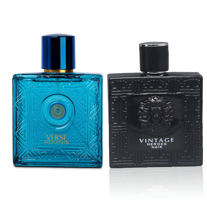 Verse Adonis Noir bottle front by AFLUXE, bold masculine aroma for everyday wear.