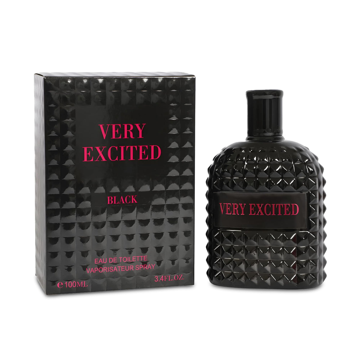 AFLUXE Very Excited bottle front view for a striking gift-ready presentation.