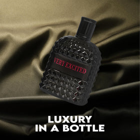 AFLUXE Very Excited packaging box showcasing luxury branding and gift appeal.