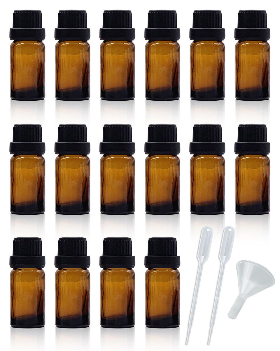 AFMNQZ amber glass 10ml bottle protects light-sensitive oils.