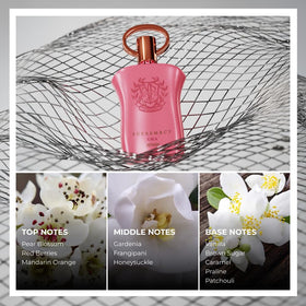 Afnan Supremacy Gala base notes weave vanilla and praline for lasting warmth.