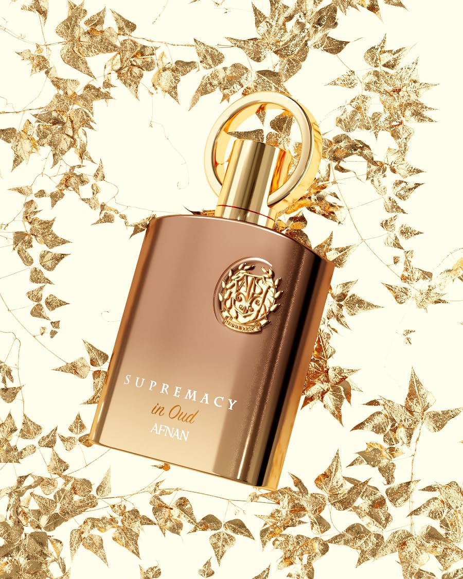 Afnan Supremacy in Oud inner box detail emphasizes premium presentation