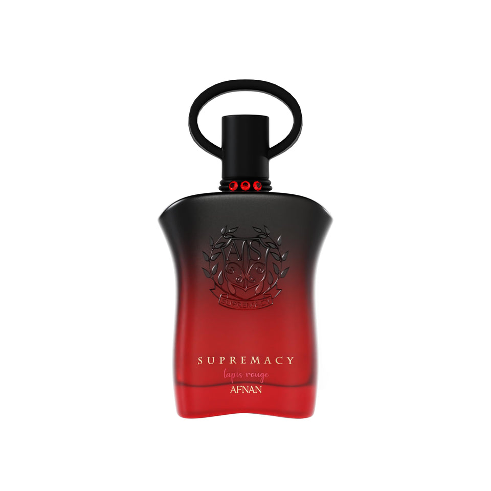 Afnan Supremacy Tapis Rouge bottle, stylish centerpiece for daily elegance.