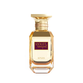 Afnan Violet Bouquet EDP bottle with elegant glass finish for daily wear