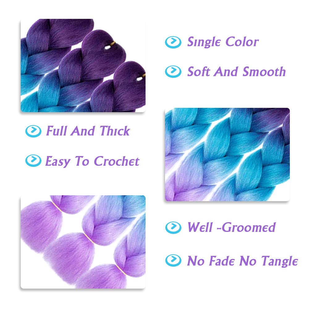 AFNOTE 24inch crochet-style application demonstrates versatile styling options.