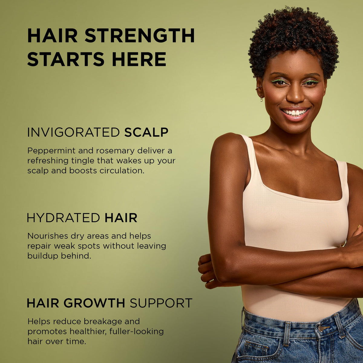 African Pride Feel It Formula rosemary oil image highlights scalp nourishment