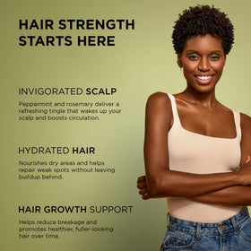 African Pride Feel It Formula rosemary oil image highlights scalp nourishment