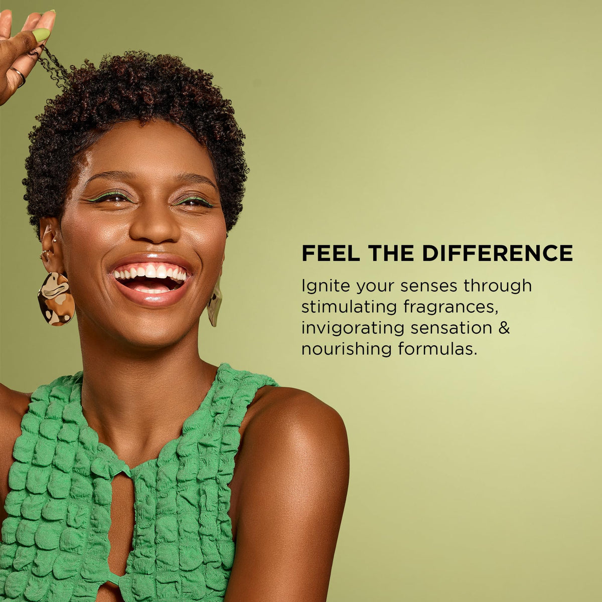 African Pride Feel It Formula scalp hydration image emphasizes moisture delivery