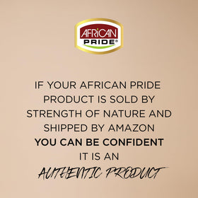 African Pride Moisture Miracle coconut water and aloe ingredients visible in bottle.