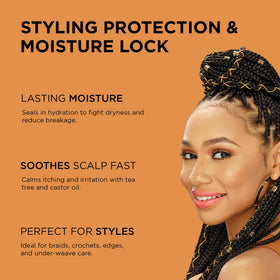 African Pride Tea Tree oil ingredient promotes scalp refreshment and itch relief