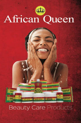 Close-up of African Queen MJ Yellow Cream texture for radiant, everyday use
