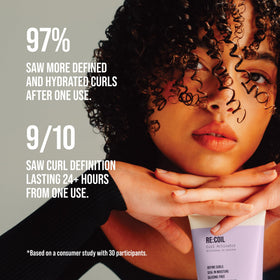 AG Care Re:Coil frizz-control shot reveals resilient hold without crunch.