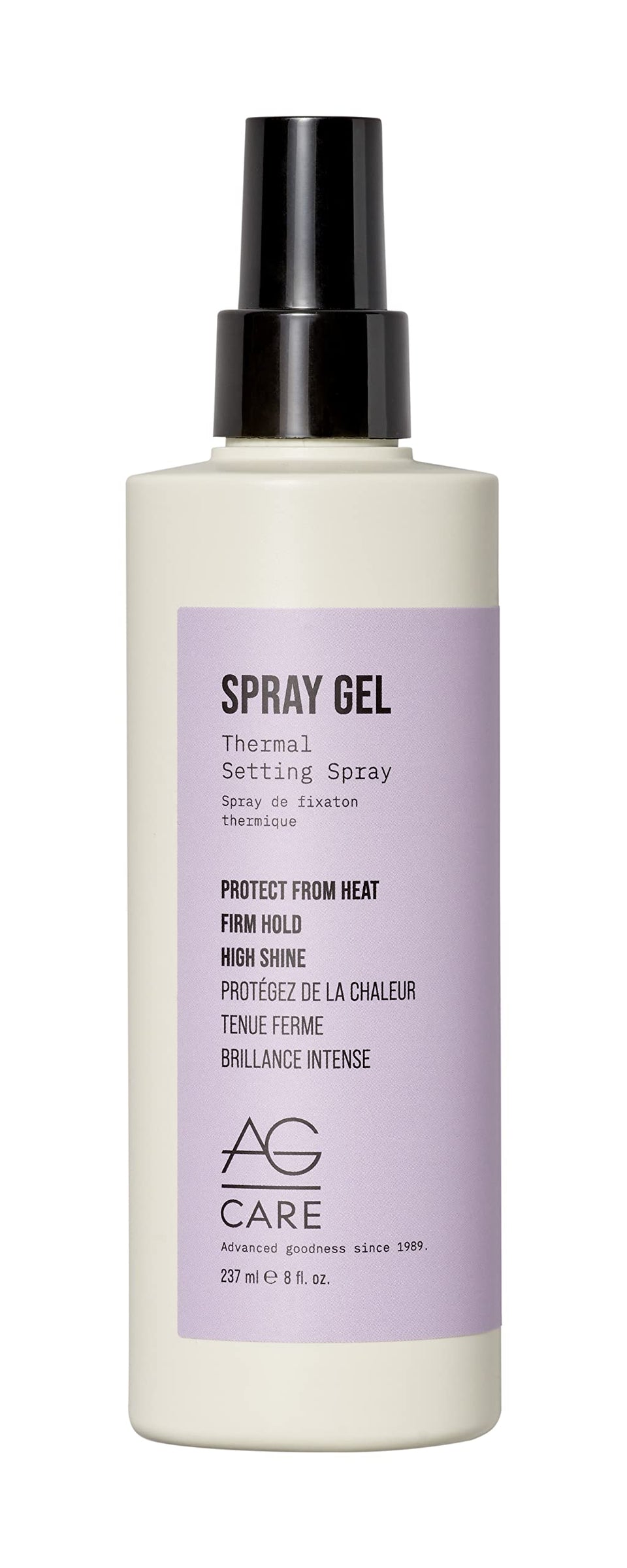 AG Care Spray Gel Thermal Setting Spray bottle for heat protection and all-day hold