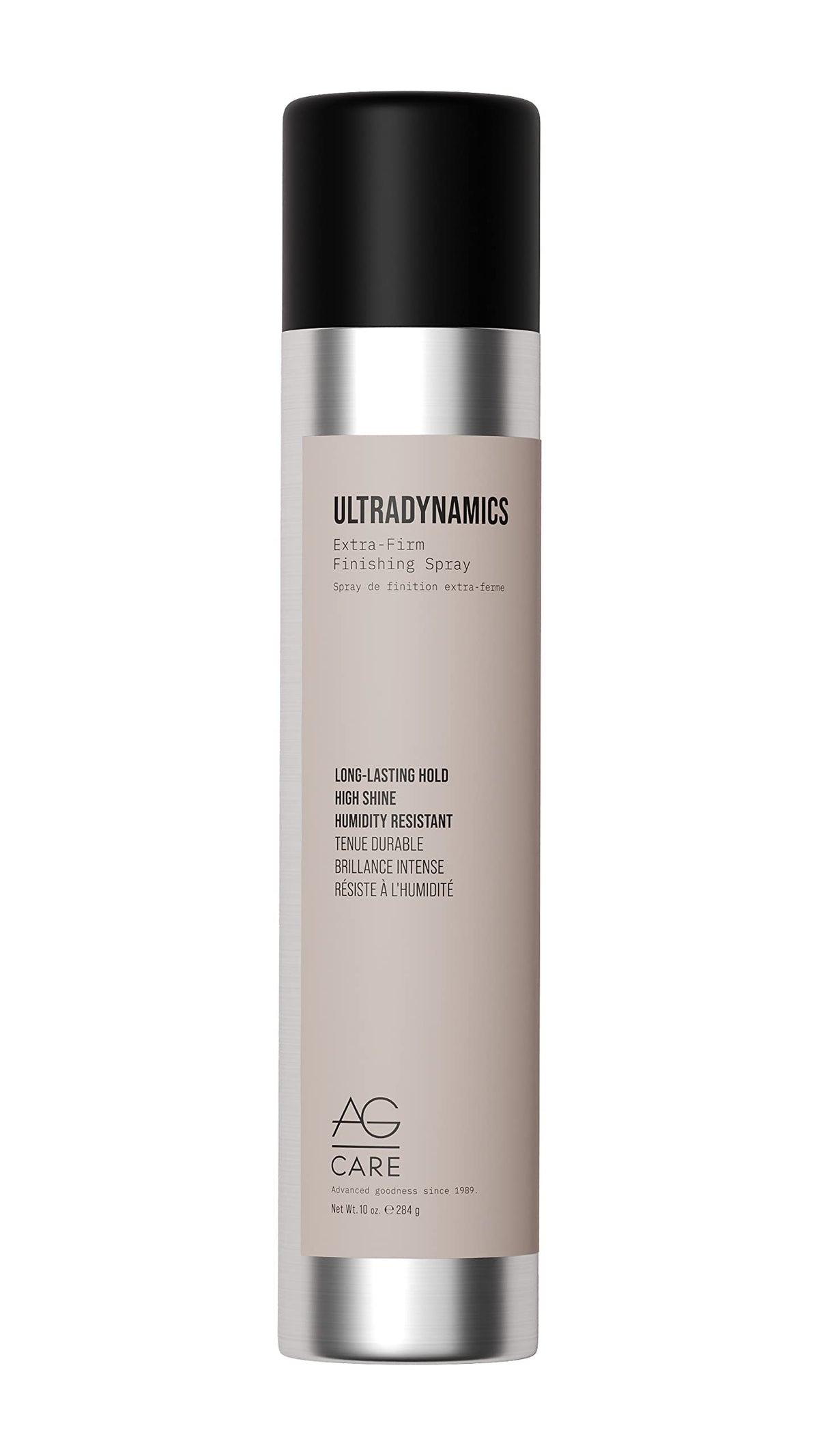 AG Care Ultradynamics finishing spray bottle with mist for long lasting hold and shine