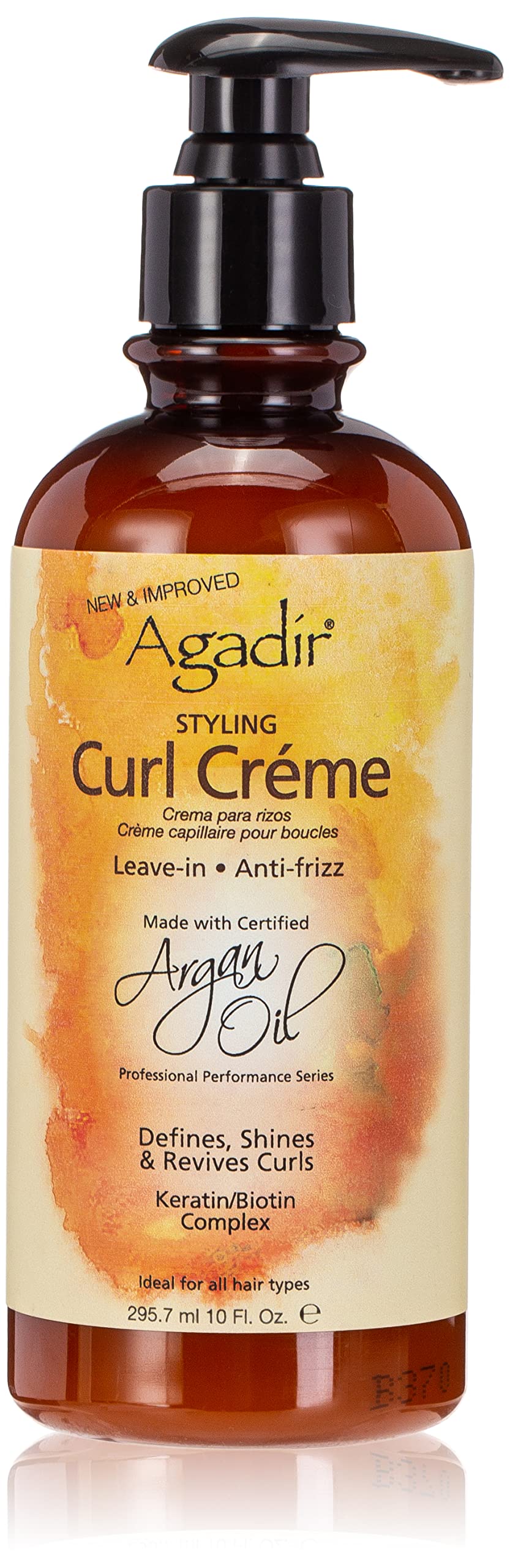 Agadir Styling Curl Creme jar closeup for defined curls