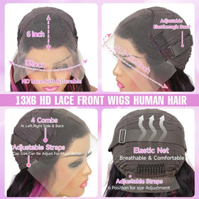 Agairl pre-plucked 210% density hair for fuller style
