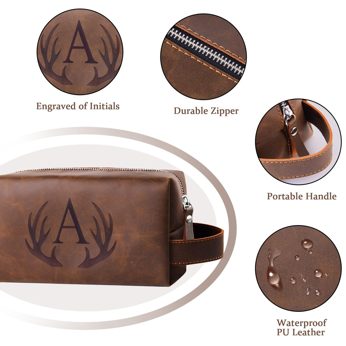 Aganmi multi-functional toiletry bag suitable for travel and daily use.