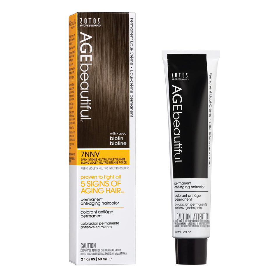 AGE beautiful Liqui Creme dye packaging ready for at-home coloring
