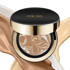 AGE20'S Signature Essence Pact compact closeup showing dewy hydration