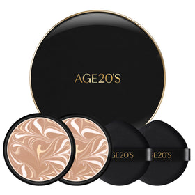 AGE20'S Signature Essence Pact SPF50 compact case for on-the-go glow and protection.
