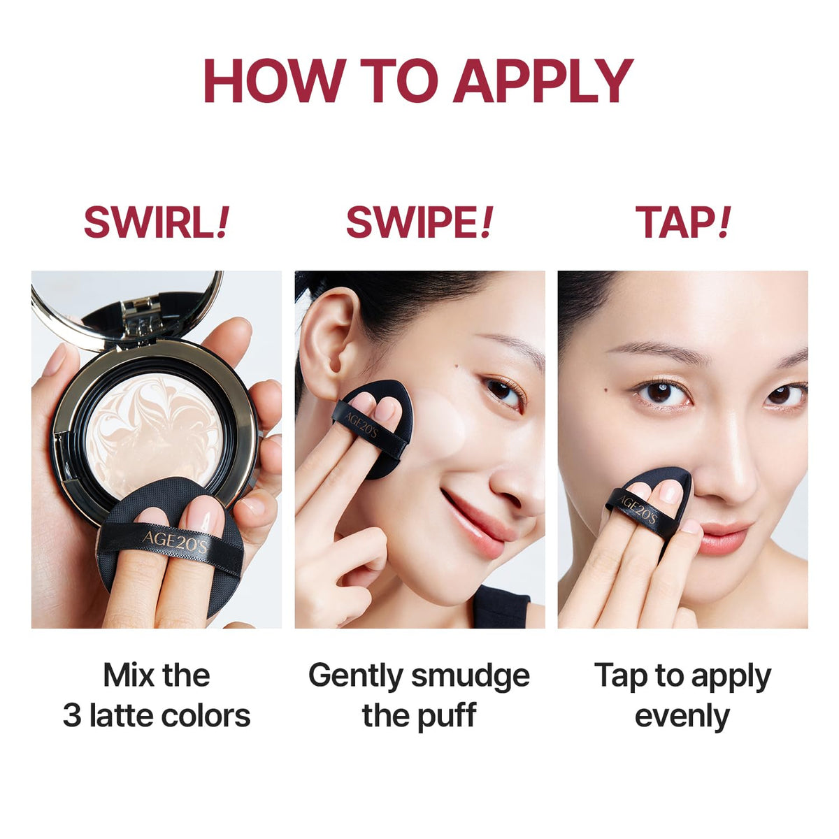 Dewy finish with buildable coverage that feels light.