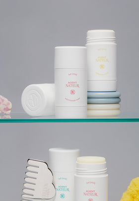 Clean, cruelty-free formulation of holi stick reflects Agent Nateur values.