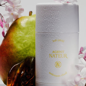 Agent Nateur holi stick texture close-up, smooth glide on skin.
