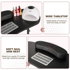 AGESISI soft wrist rest provides comfortable support during long sessions