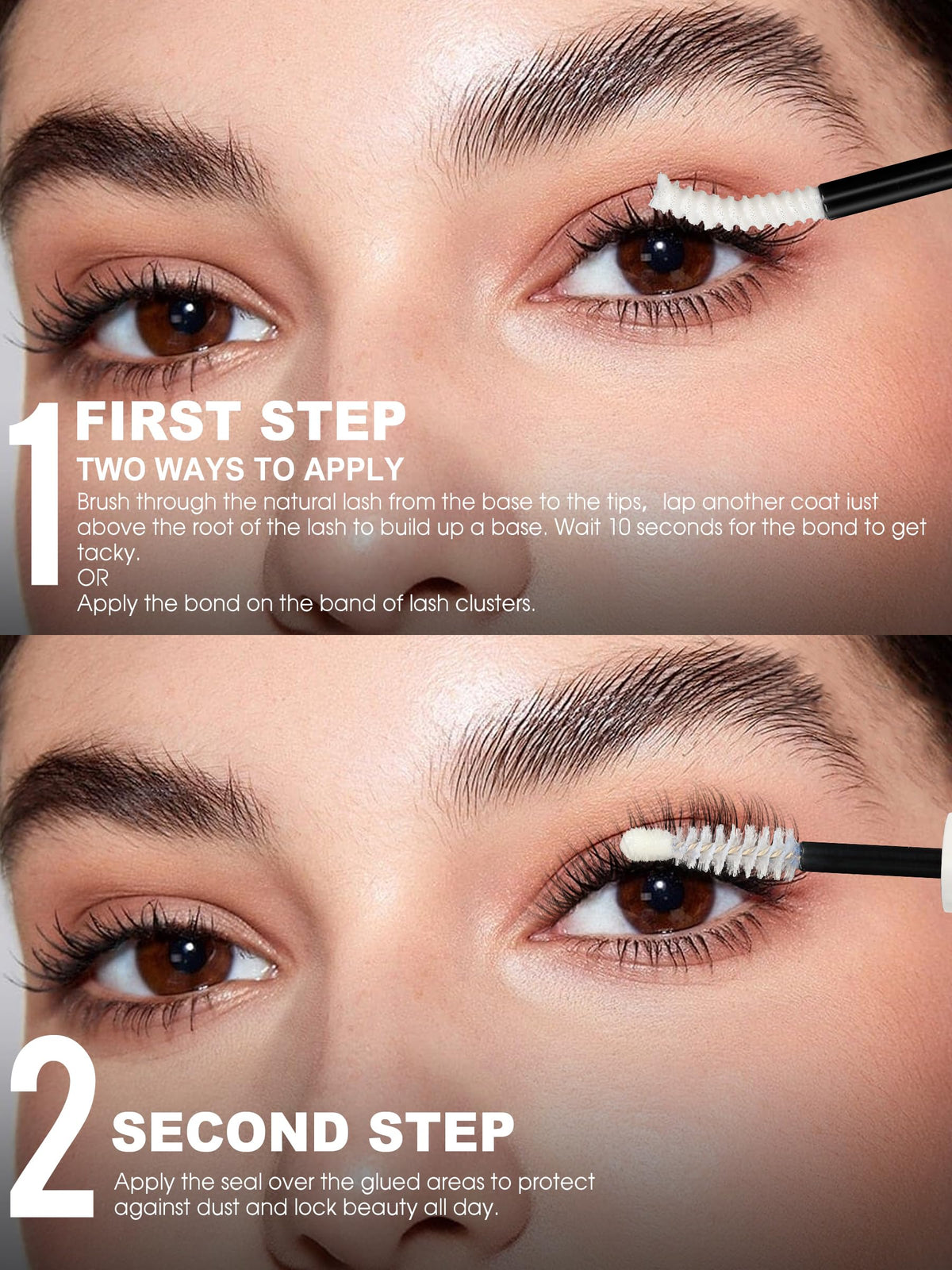 AGGRAD Hypoallergenic lash glue ideal for sensitive eyes.