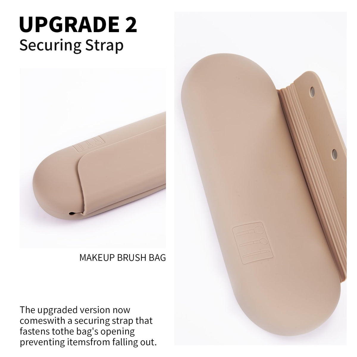 AGIKET 2-in-1 silicone makeup sponge holder demonstrates versatile storage.