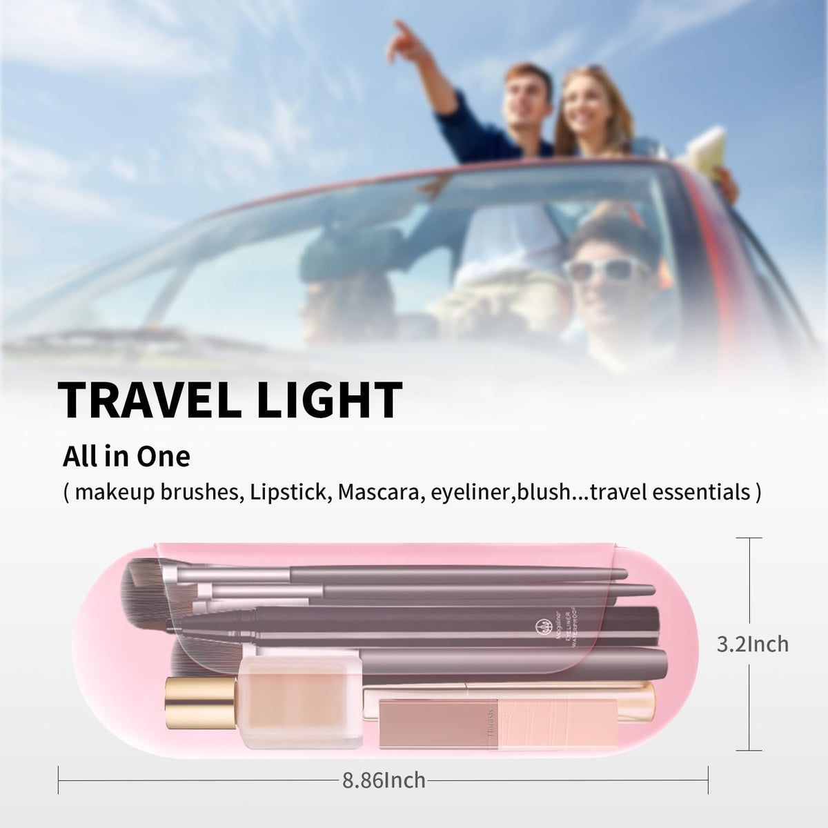 Color variety options for organized, stylish travel