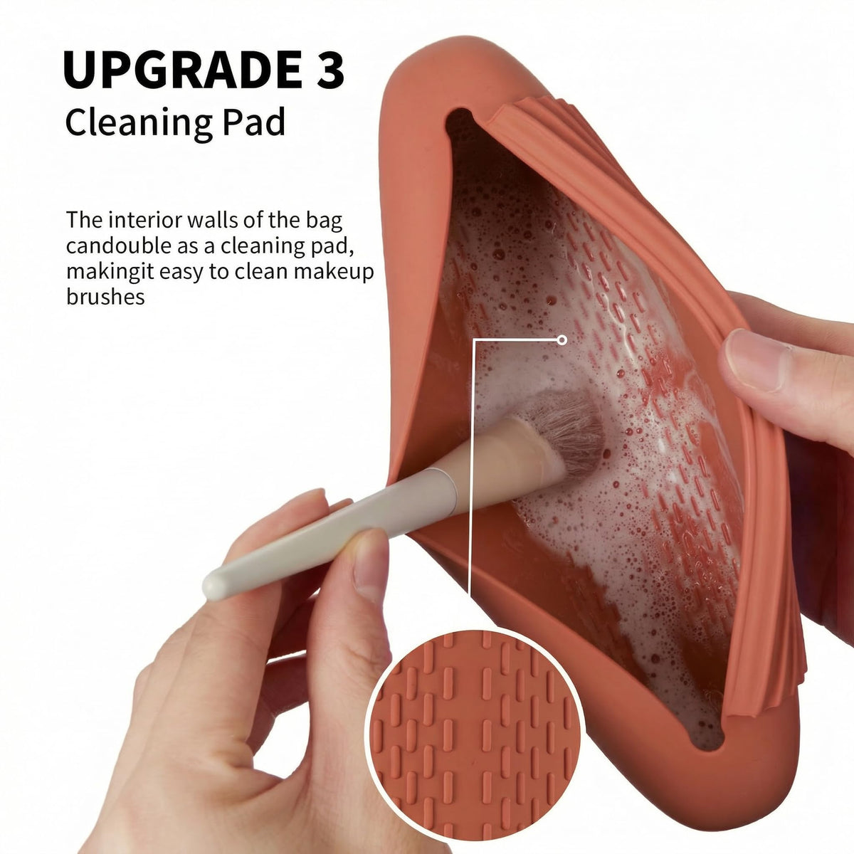 AGIKET easy-clean design allows quick rinse after travel use