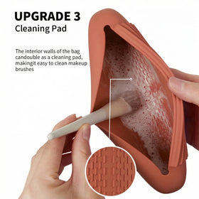 AGIKET easy-clean design allows quick rinse after travel use