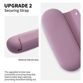 AGIKET soft silicone material brush holder is lightweight and comfortable to carry