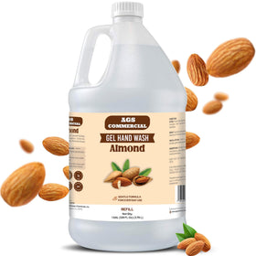 AGS Almond Liquid Hand Soap Refill gallon container for high-traffic commercial restrooms