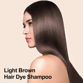 Hair color swatch showing the light brown shade from Agthyuve