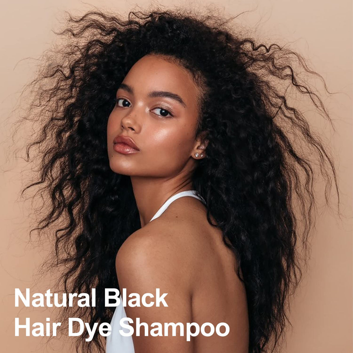 Agthyuve 3-in-1 dye shampoo application demonstrates cleansing, coloring, and care.