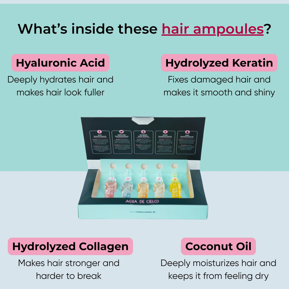 Agua de Cielo Hair Therapy Complex 5 keratin-rich nourishment