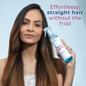 Agua de Cielo Team Lisos finished shine on straightened hair