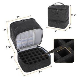 Detachable sponge divider secures blocks and files during transport