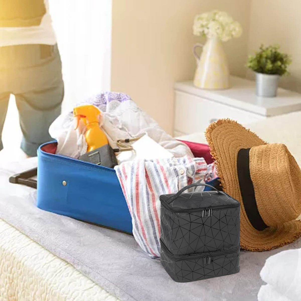 Travel-ready AGX Bravo bag with reinforced handle for on-the-go use