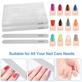 AhaTopia Nail File 240-Grit Side for fine buffing