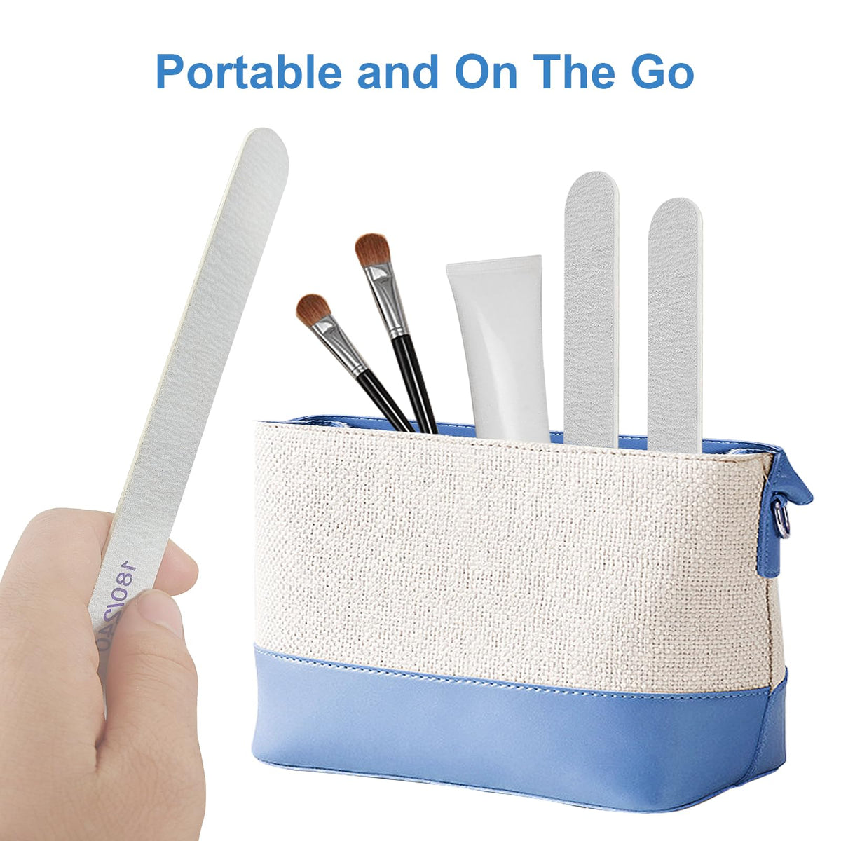 AhaTopia Nail File Multi-Use for natural and acrylic nails